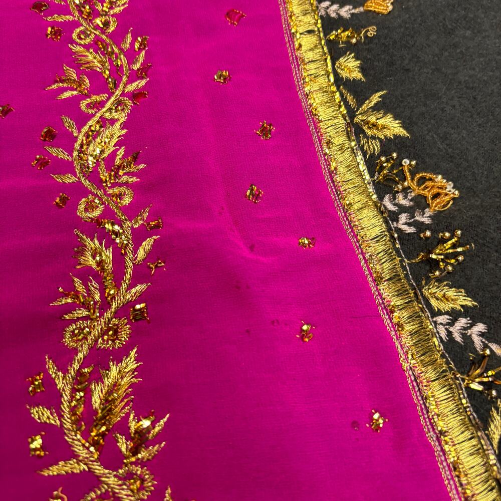 Dries Van Noten Colorblock Sequin Embellished Sil… - image 5